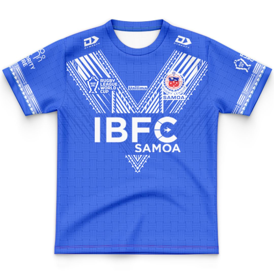 Toa Samoa 2026 Kids World Cup Home Jersey