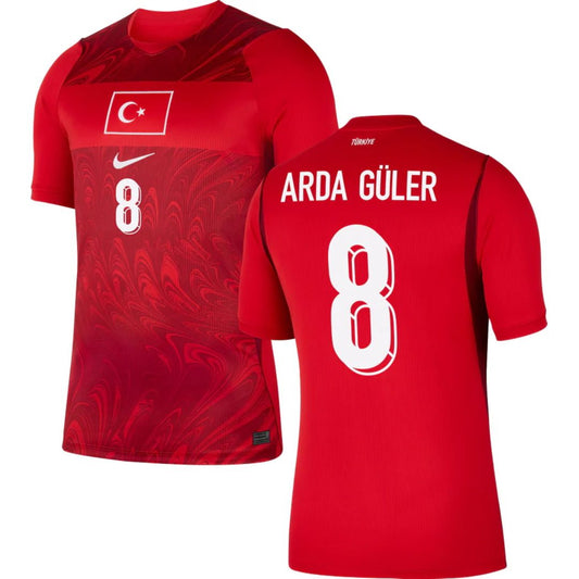 Türkiye (Turkey) 2026 World Cup Arda Güler #8 Home Jersey Shirt