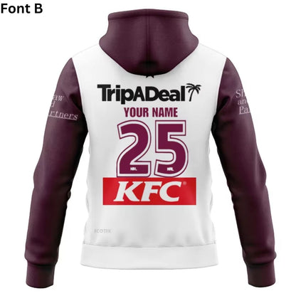 Manly Warringah Sea Eagles 2025 Away Hoodie with Zipper