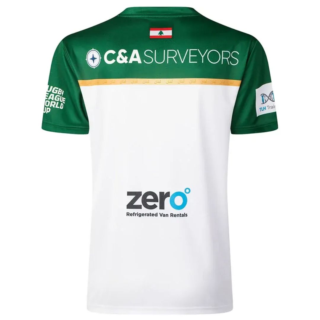 Lebanon Cedars 2026 Rugby League World Cup Away Jersey
