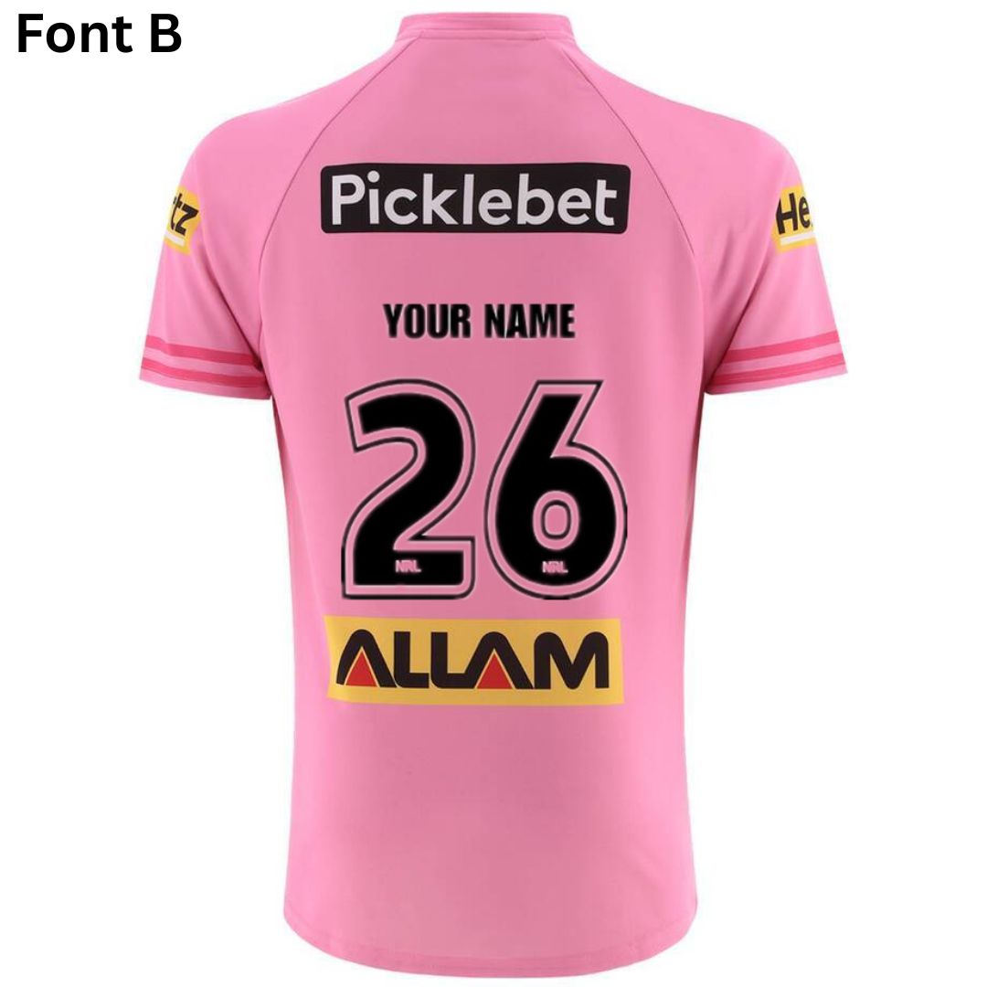 Penrith Panthers 2026 Pink Training Polo Shirt