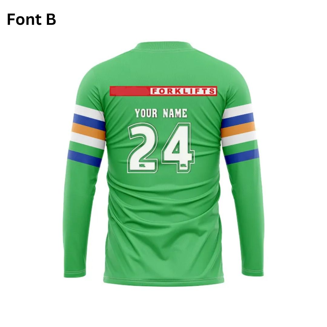 Canberra Raiders 2024 Long Sleeve Home Shirt