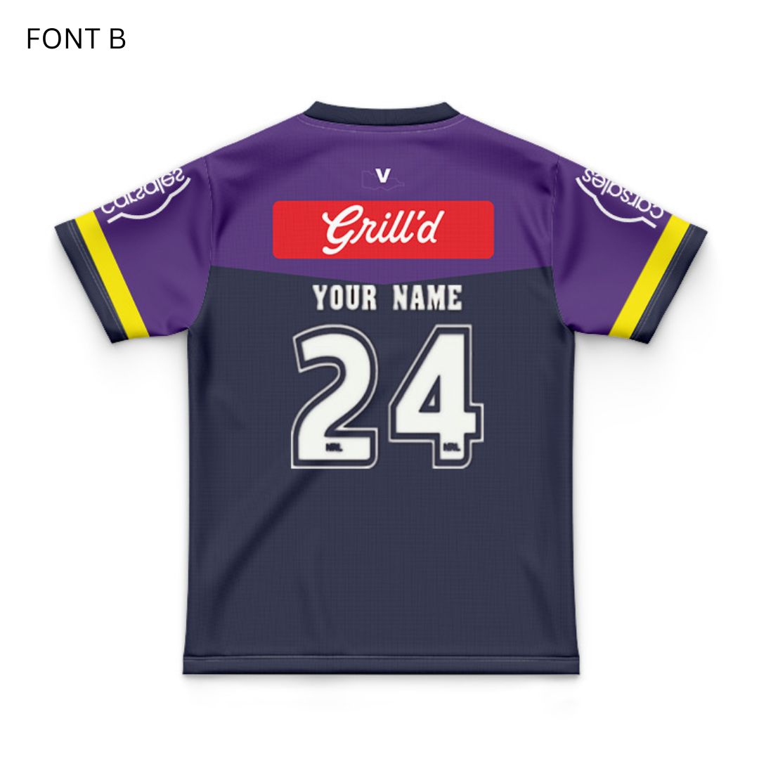 Melbourne Storm 2025 Kids Home Jersey