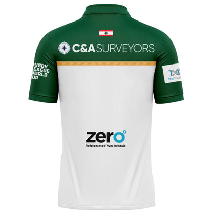 Lebanon Cedars 2026 Rugby League World Cup Away Polo Shirt