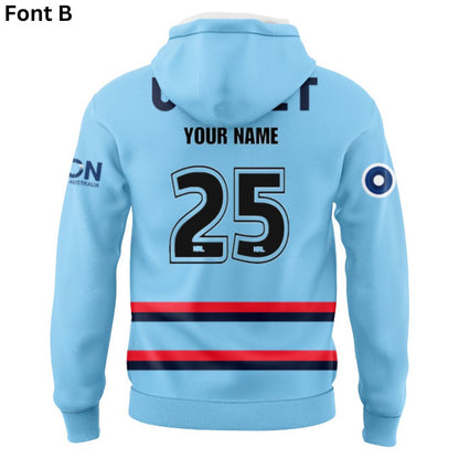 Sydney Roosters 2025 Bondi Blue Training Hoodie