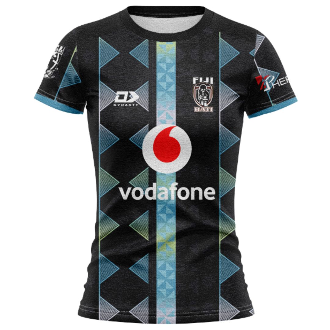 Fiji Bati 2026 World Cup Women's Black Training Shirt