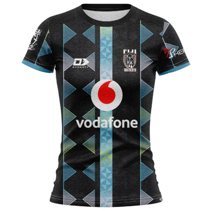 Fiji Bati 2026 World Cup Women's Black Training Shirt