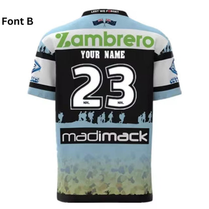 Cronulla Sutherland Sharks 2023 ANZAC Jersey