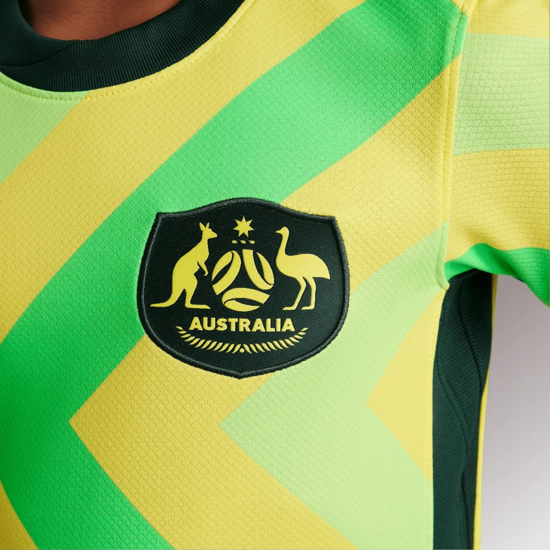Australian Socceroos 2025/26 Kids Stadium Home Jersey
