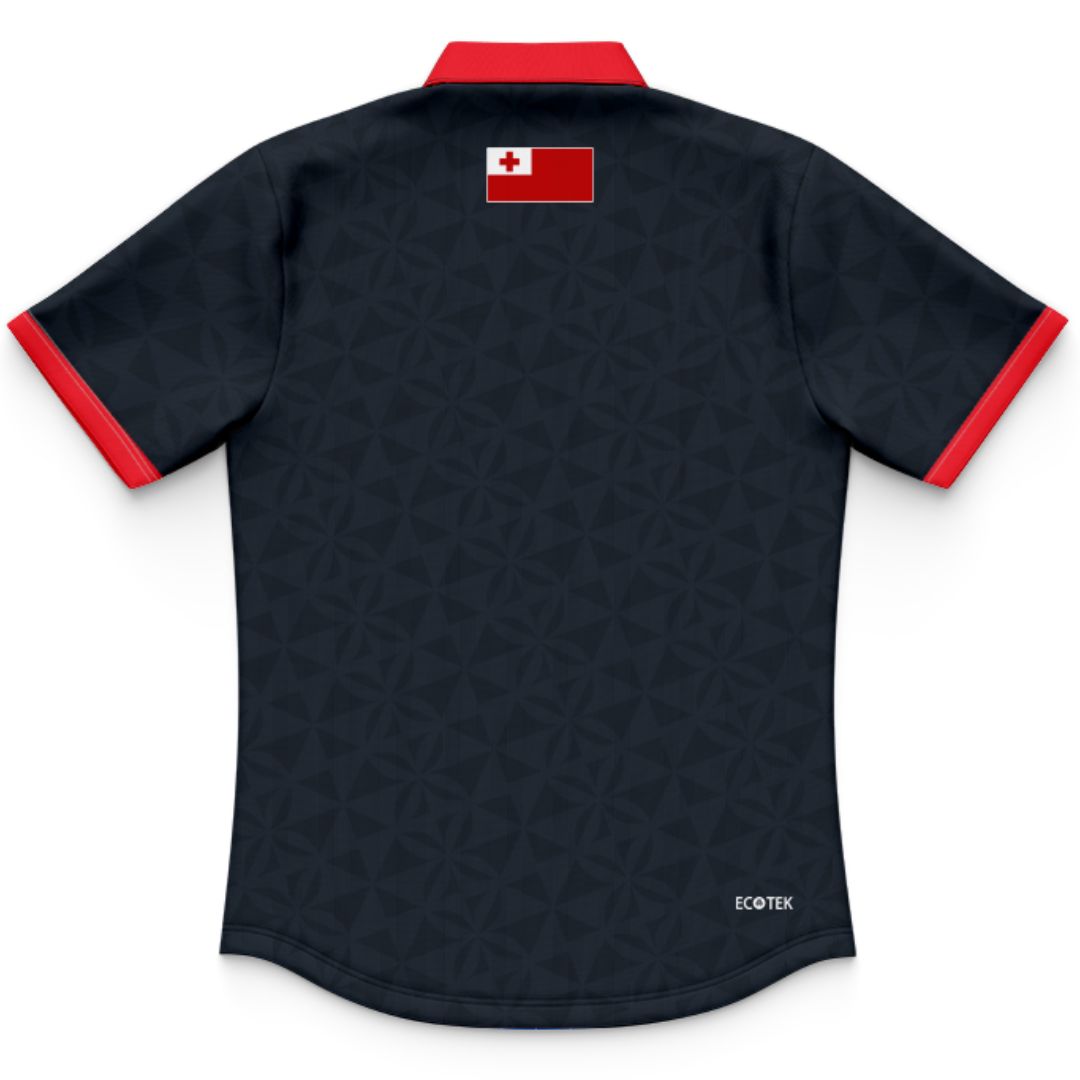 Mate Ma'a Tonga 2026 Kids World Cup Warm Up Polo Shirt
