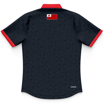 Mate Ma'a Tonga 2026 Kids World Cup Warm Up Polo Shirt