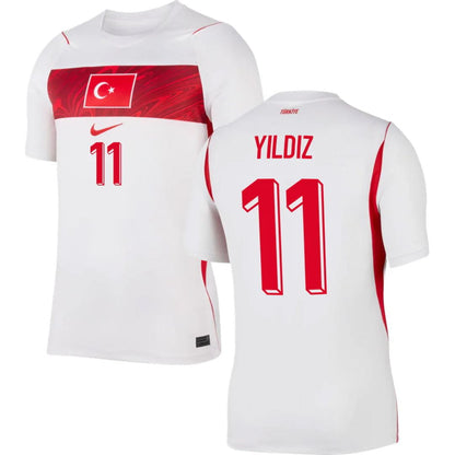 Türkiye (Turkey) 2026 World Cup Yildiz #11 Away Jersey Shirt