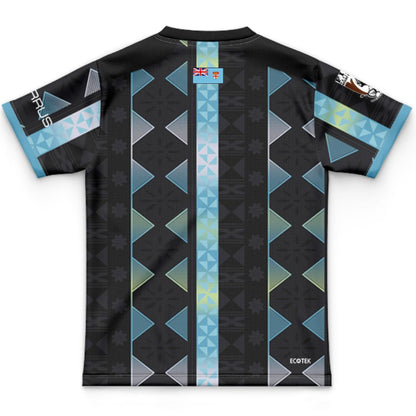 Fiji Bati 2026 World Cup Kids Black Training Jersey