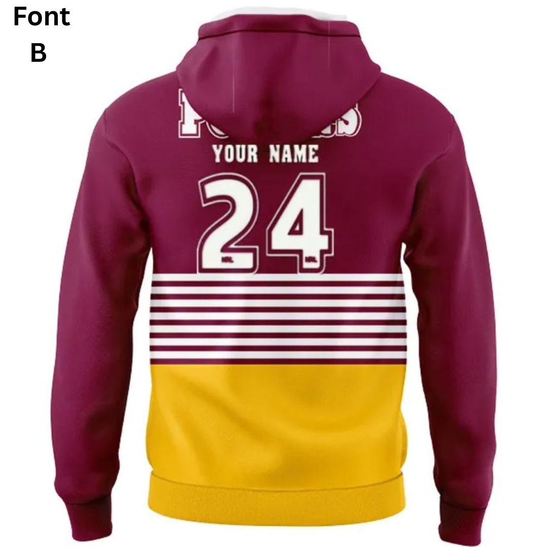 Brisbane Broncos 1992 Retro Hoodie
