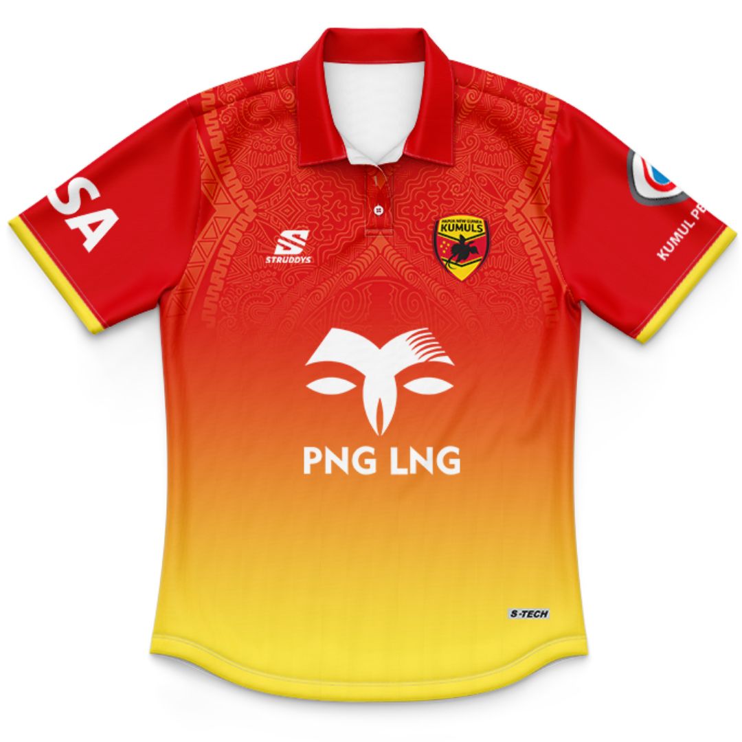 Papua New Guinea Kumuls 2026 World Cup Kids Warm Up Polo Shirt