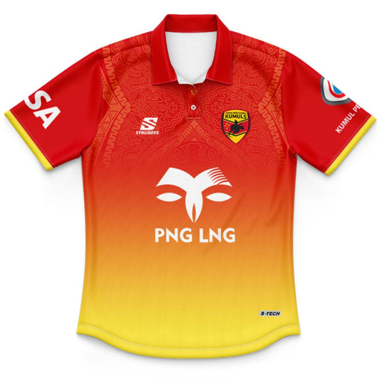Papua New Guinea Kumuls 2026 World Cup Kids Warm Up Polo Shirt