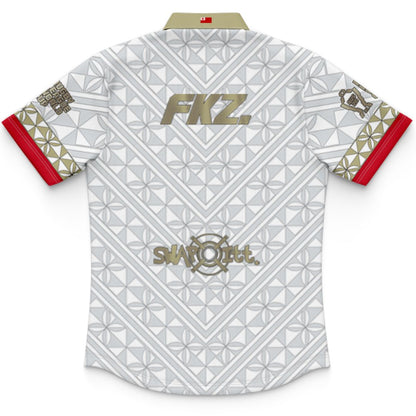 Mate Ma'a Tonga 2026 Kids World Cup Away Polo Shirt and Shorts Kit