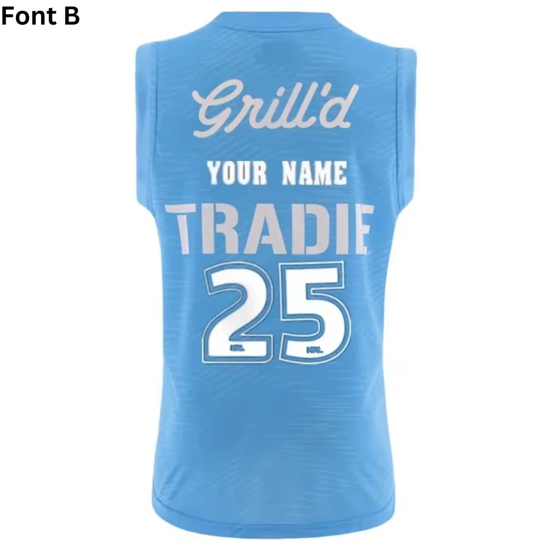 Melbourne Storm 2025 Light Blue Training Singlet