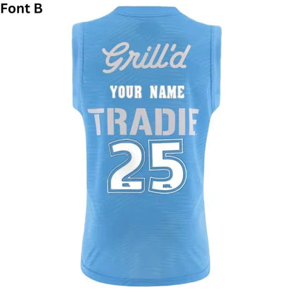 Melbourne Storm 2025 Light Blue Training Singlet