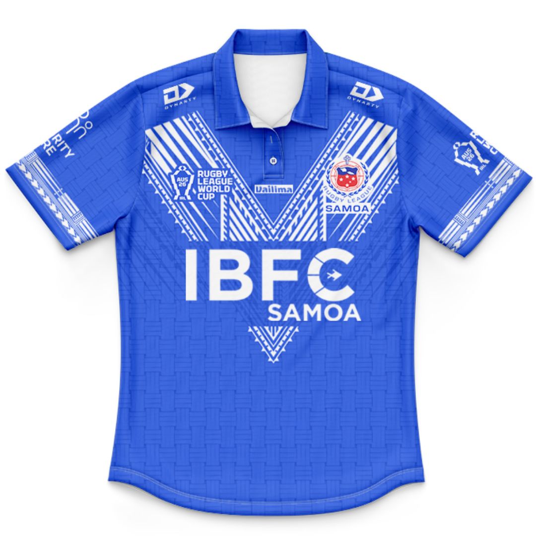 Toa Samoa 2026 Kids World Cup Home Polo Shirt and Shorts Kit