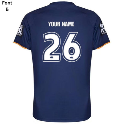 Brisbane Broncos 2026 Navy Blue Training Polo Shirt