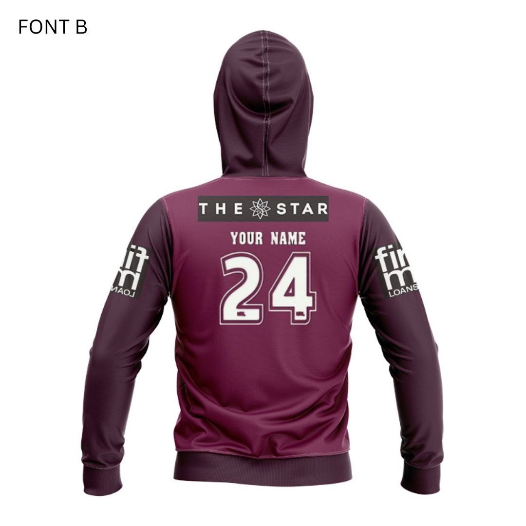 Brisbane Broncos 2024 Kids Training Hoodie