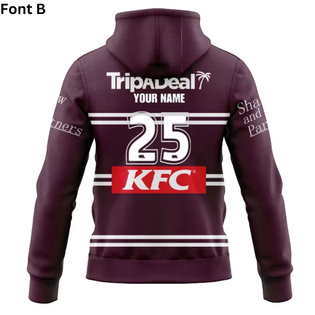 Manly Warringah Sea Eagles 2025 Home Hoodie
