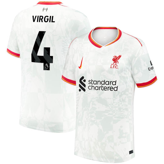 Liverpool 2024/25 Virgil #4 Third Jersey Shirt