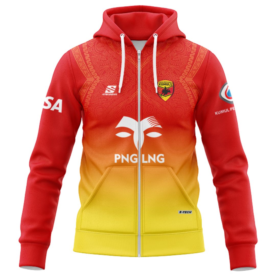 Papua New Guinea Kumuls 2026 World Cup Warm Up Hoodie with Zipper