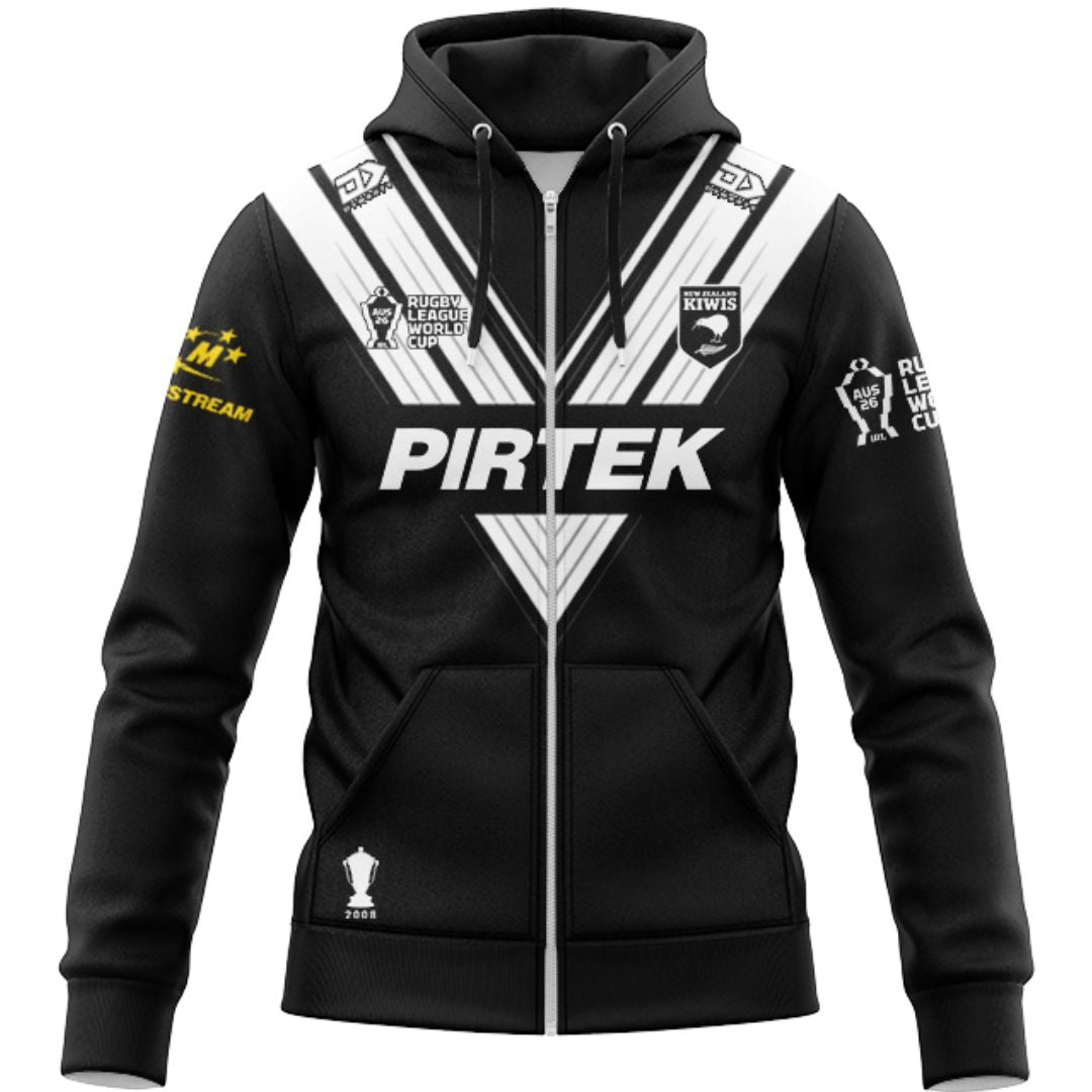 New Zealand Kiwis 2026 World Cup Home Hoodie with Zipper