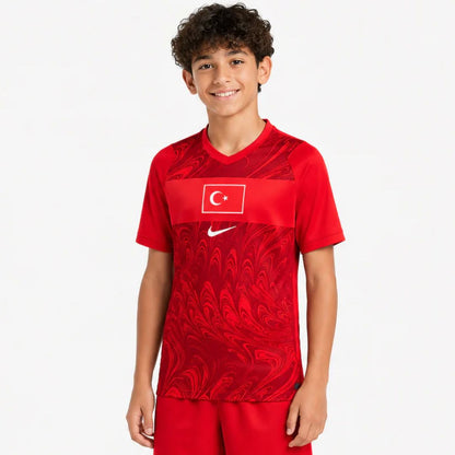 Türkiye (Turkey) 2026 World Cup Kids Home Jersey Shirt