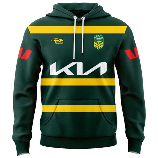 Australia Kangaroos 2026 Rugby League World Cup Captains Run Hoodie
