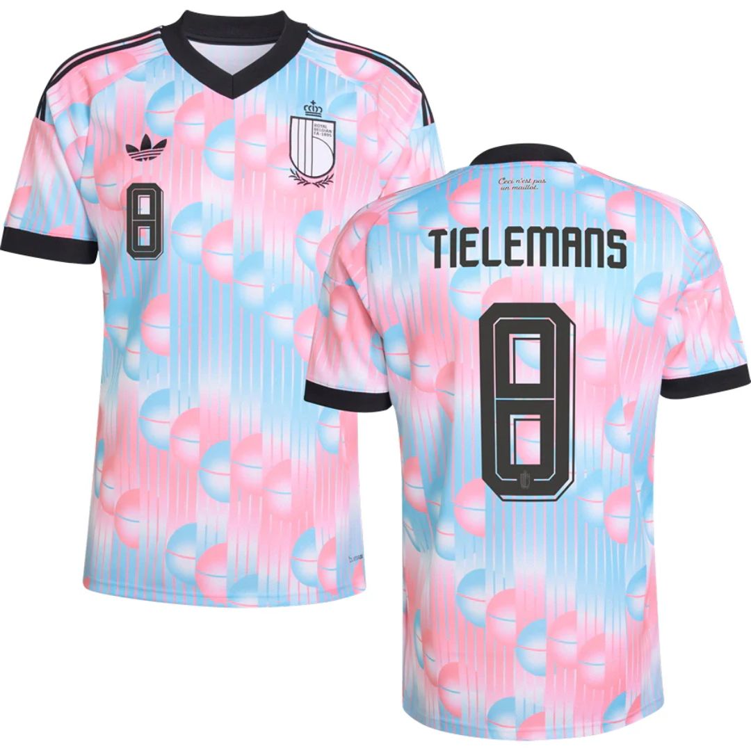 Belgium 2026 World Cup Tielemans #8 Away Jersey Shirt