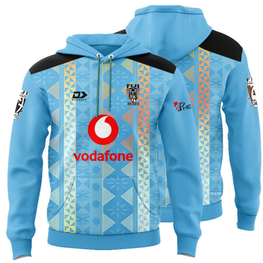 Fiji Bati 2026 World Cup Cyan Training Hoodie