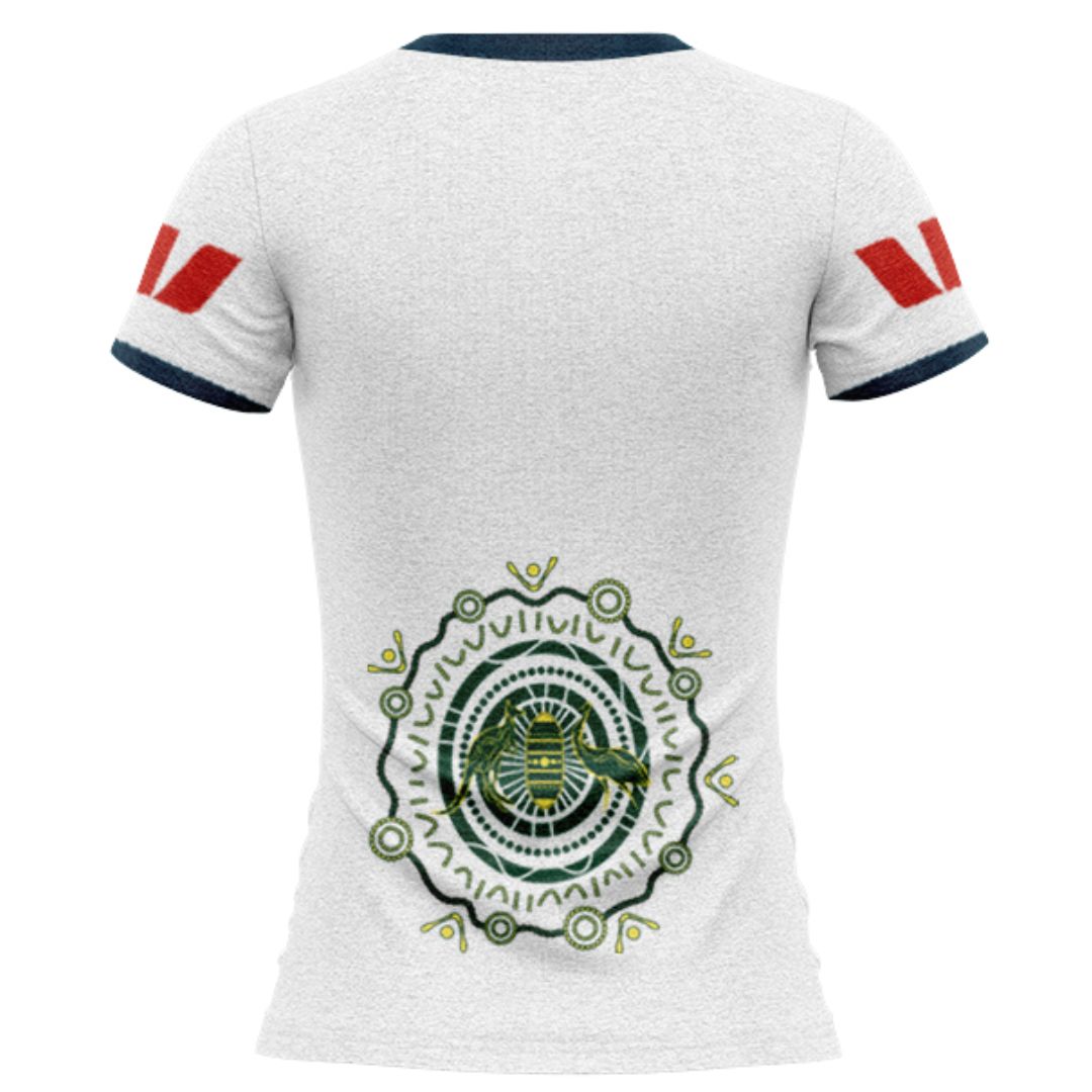 Australia Kangaroos 2026 Rugby League World Cup Indigenous Women's Shirt