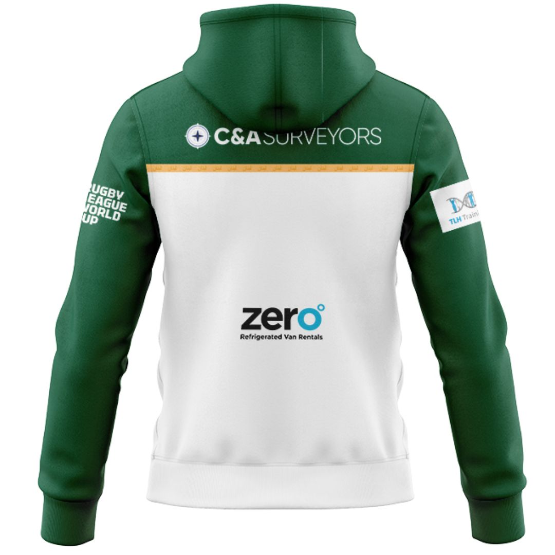 Lebanon Cedars 2026 Rugby League World Cup Away Hoodie with Zipper