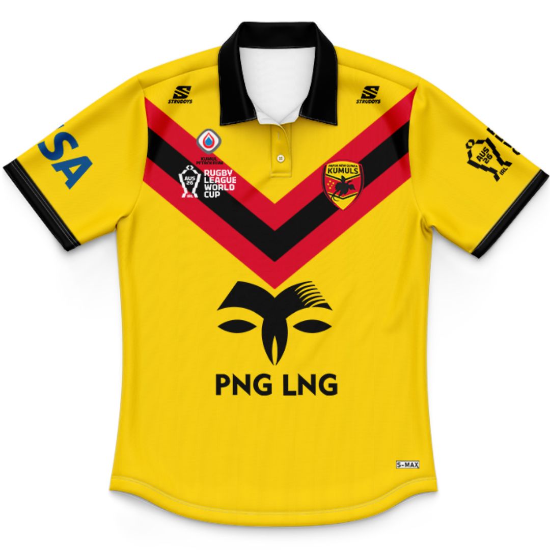 Papua New Guinea Kumuls 2026 World Cup Kids Polo Shirt
