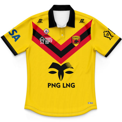 Papua New Guinea Kumuls 2026 World Cup Kids Polo Shirt