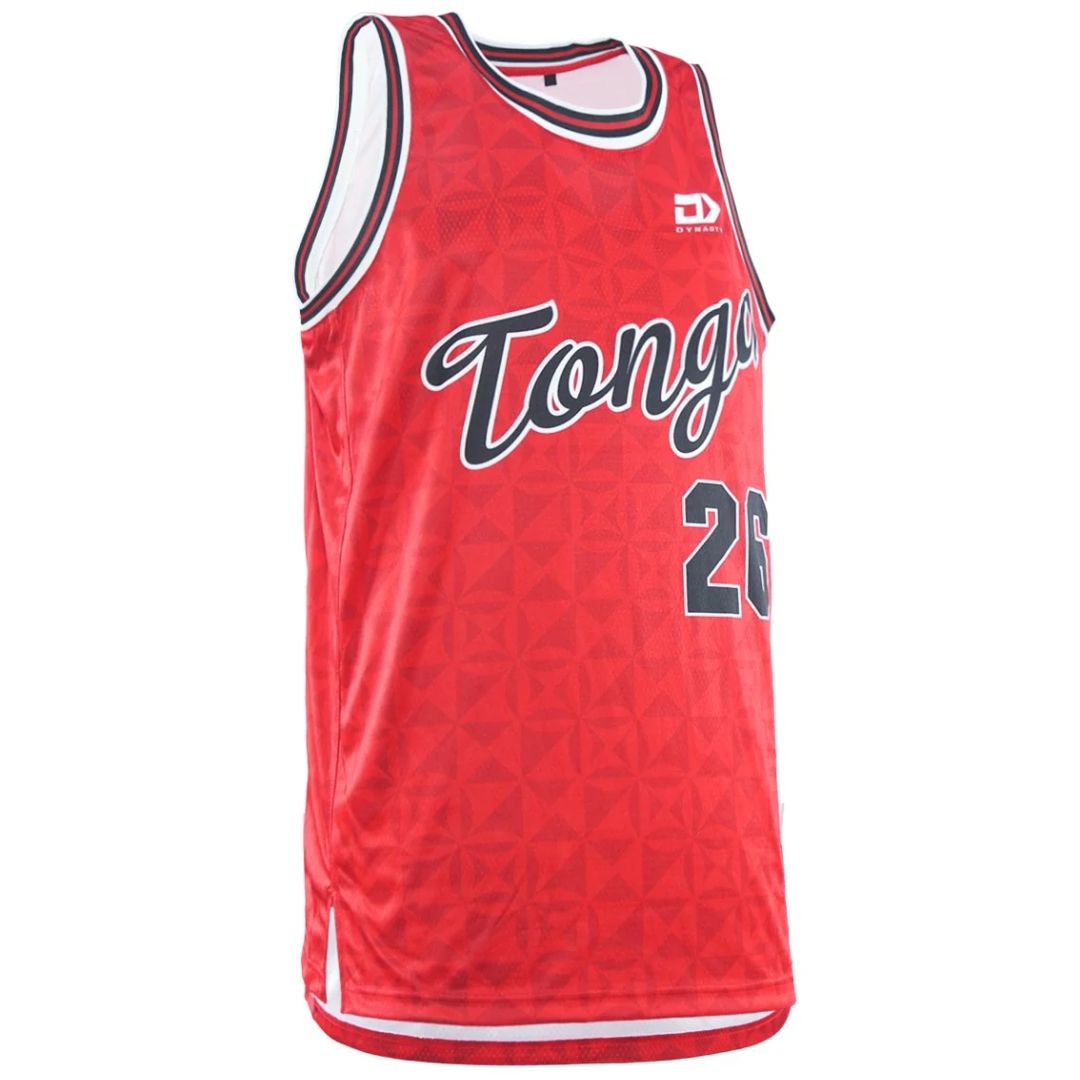 Mate Ma'a Tonga Basketball Singlet