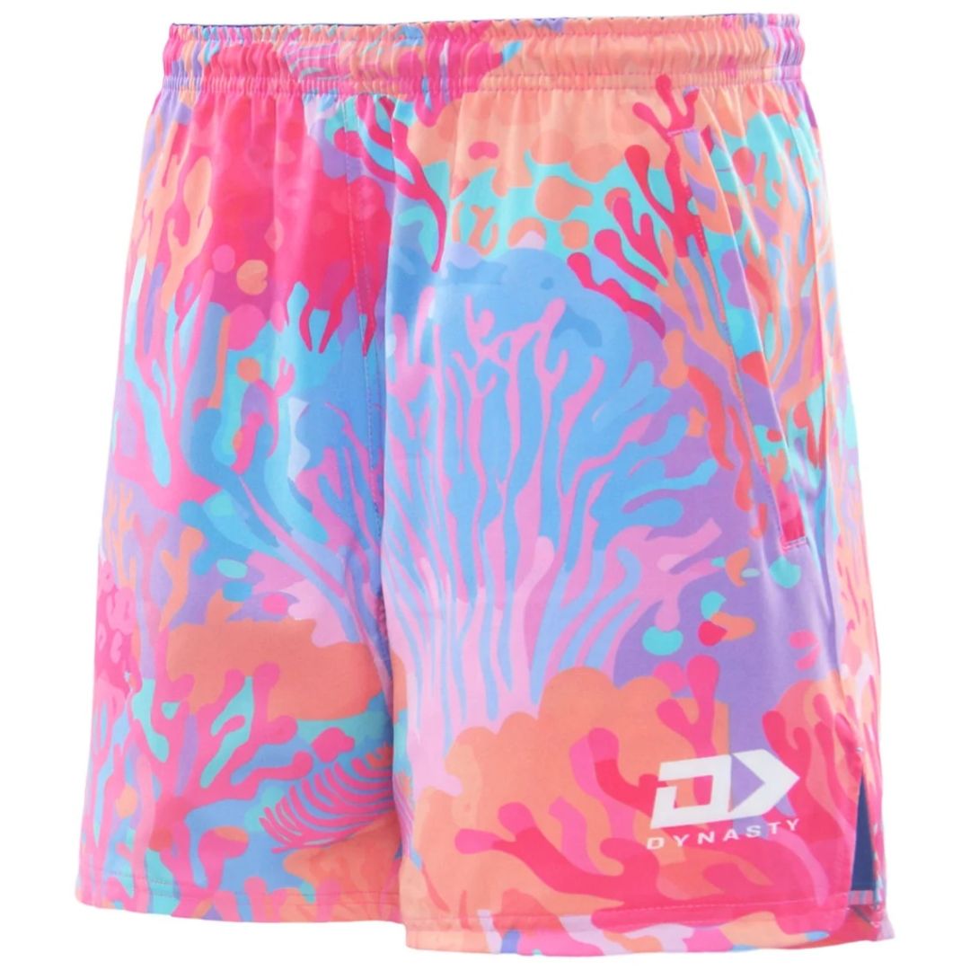 Fiji Bati 2025 Coral Gym Shorts