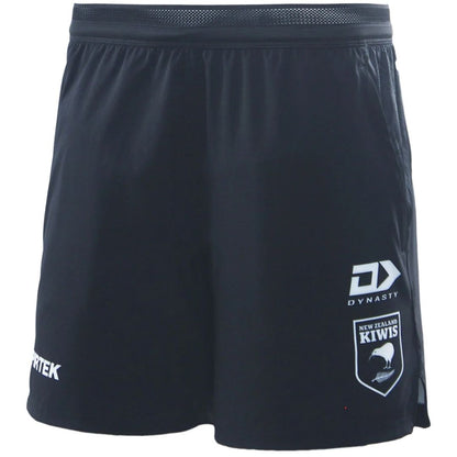 New Zealand Kiwis 2026 Rugby League World Cup Black Gym Shorts