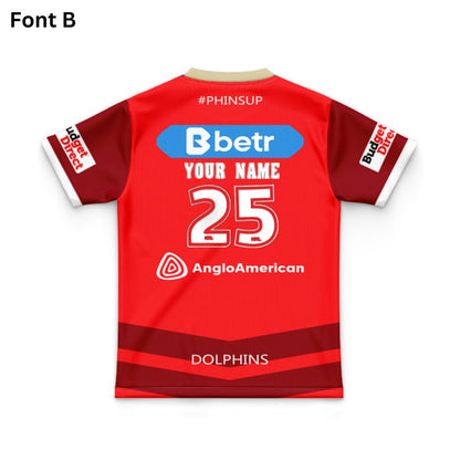 Redcliffe Dolphins 2025 Kids Home Jersey