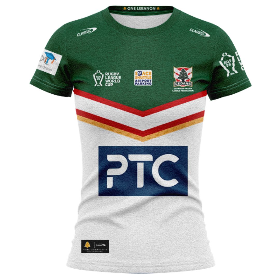 Lebanon Cedars 2026 World Cup Women's Away Shirt
