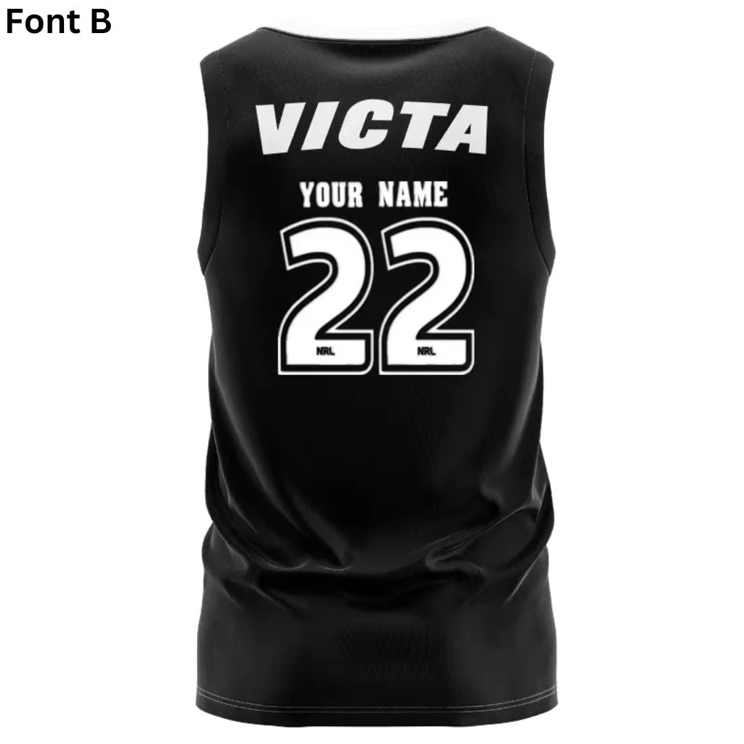 Western Suburbs Magpies 1978 Retro Home Singlet