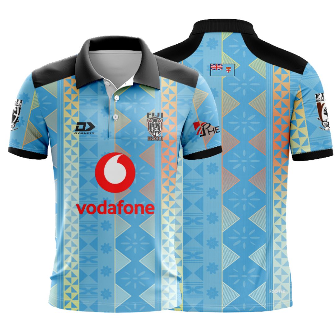 Fiji Bati 2026 World Cup Cyan Training Polo Shirt