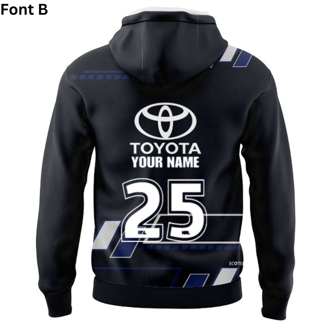 North Queensland Cowboys 2025 Black Training Hoodie