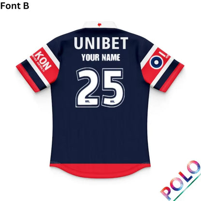 Sydney Roosters 2025 Kids Home Polo Shirt