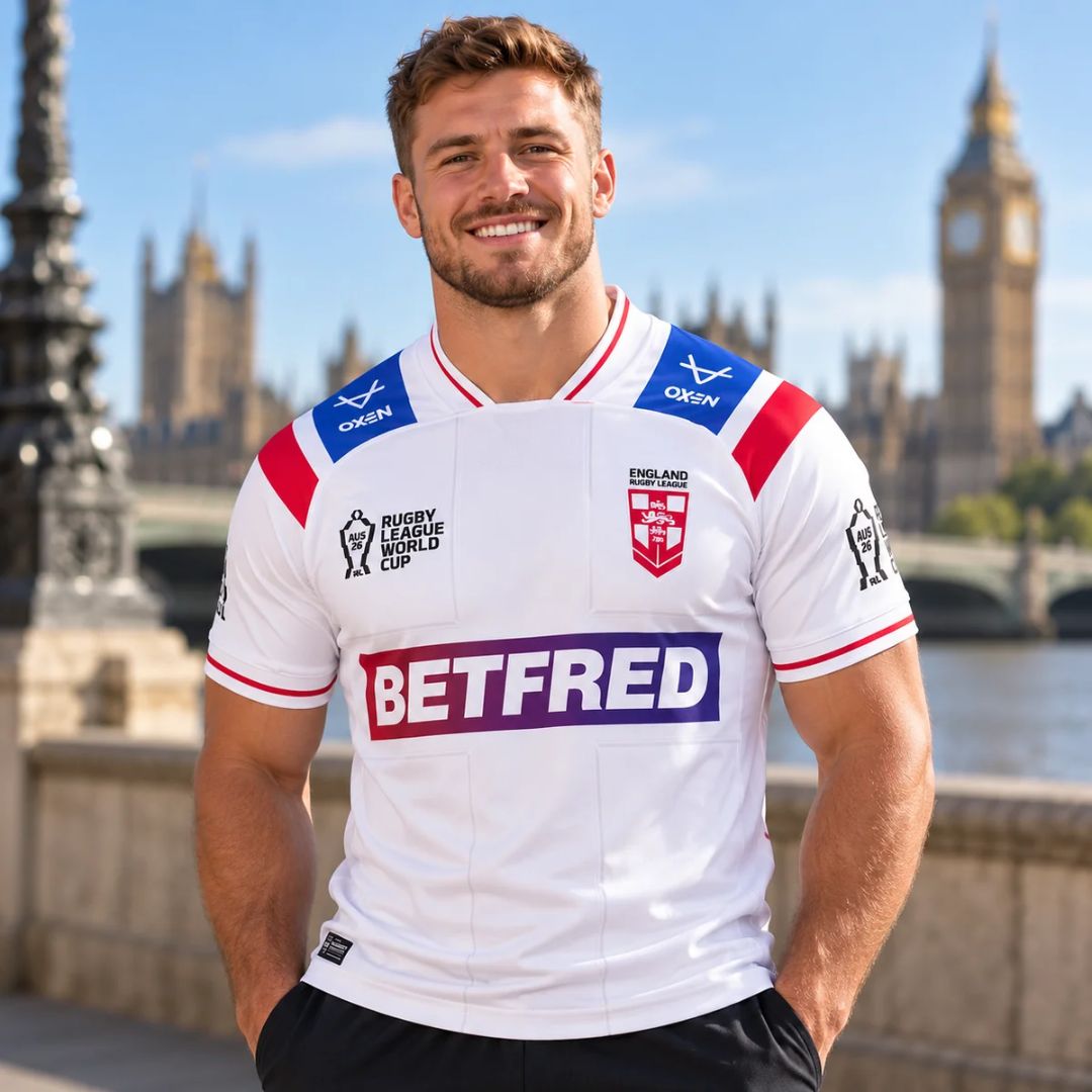 England 2026 Rugby League World Cup Home Jersey