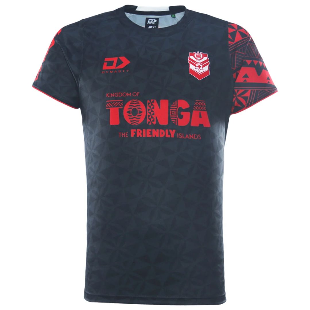 Mate Ma'a Tonga 2026 Black Training Shirt