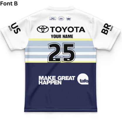 North Queensland Cowboys 2025 Kids Away Jersey